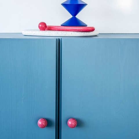 Uchwyt Meblowy Deep Pink & White Melange