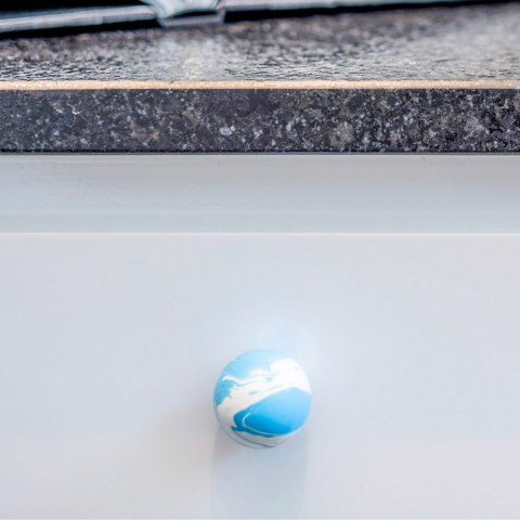 Uchwyt Meblowy Duo White Azure Blue