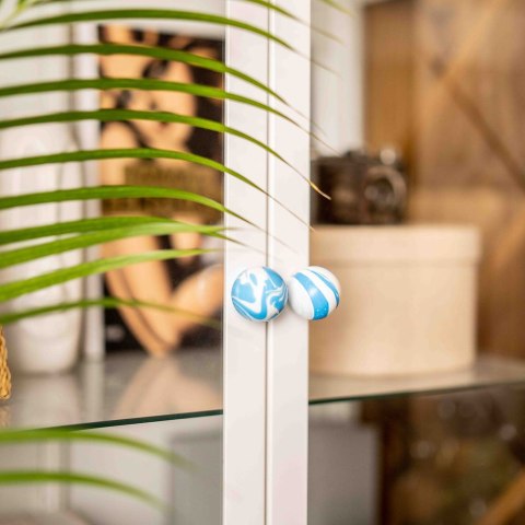 Uchwyt Meblowy Duo White Azure Blue