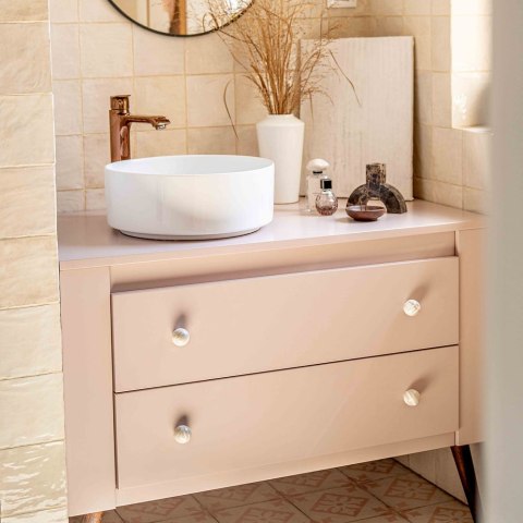 Uchwyt Meblowy Duo White Grey