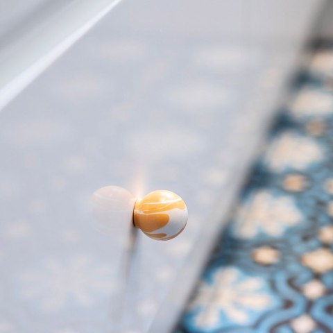 Uchwyt Meblowy Duo White Orange