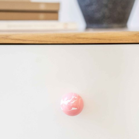 Uchwyt Meblowy Duo White Pink