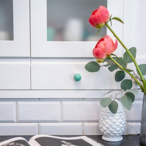 Uchwyt Meblowy Duo White Rich Green