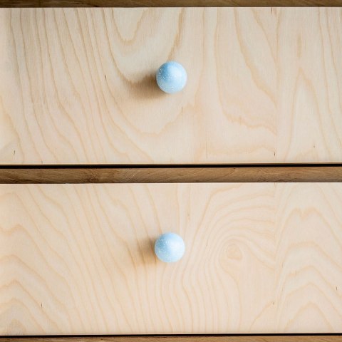 Uchwyt Meblowy Light Blue & Black Melange