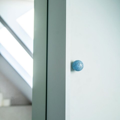 Uchwyt Meblowy Light Blue & White Melange