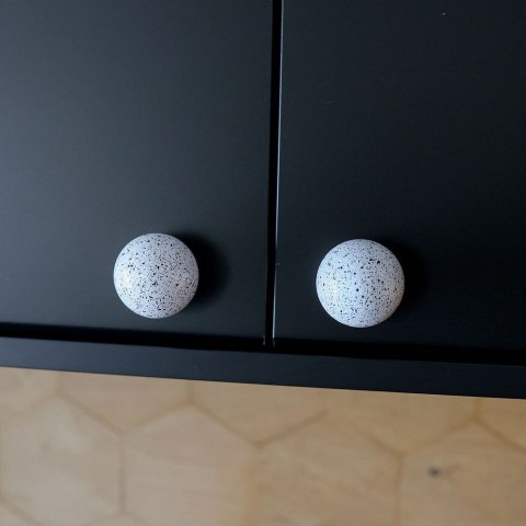 Uchwyt Meblowy White & Black Melange