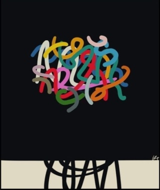 Obraz DIGITAL PAINTING - FLOWERS 80 x 100 cm drukowany na plótnie