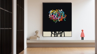 Obraz DIGITAL PAINTING - FLOWERS 80 x 100 cm drukowany na plótnie