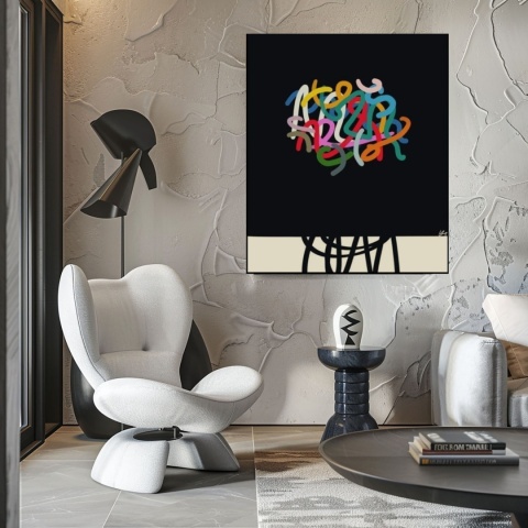 Obraz DIGITAL PAINTING - FLOWERS 80 x 100 cm drukowany na plótnie