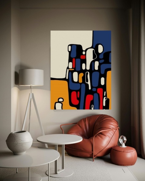 Obraz DIGITAL PAINTING - LONELINESS 65 x 90 cm drukowany na plótnie