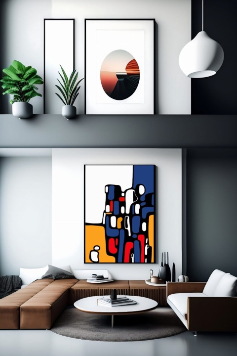 Obraz DIGITAL PAINTING - LONELINESS 65 x 90 cm drukowany na plótnie