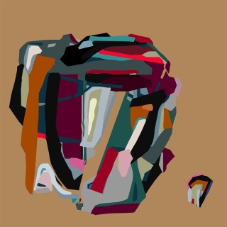 Obraz DIGITAL PAINTING - MINDS SPACE100 x 100 cm drukowany na plótnie