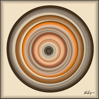 Obraz DIGITAL PAINTING - VINYL 100 x 100 cm drukowany na plótnie