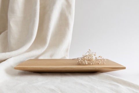 Deska dębowa 30 x 16 cm do serwowania produktów