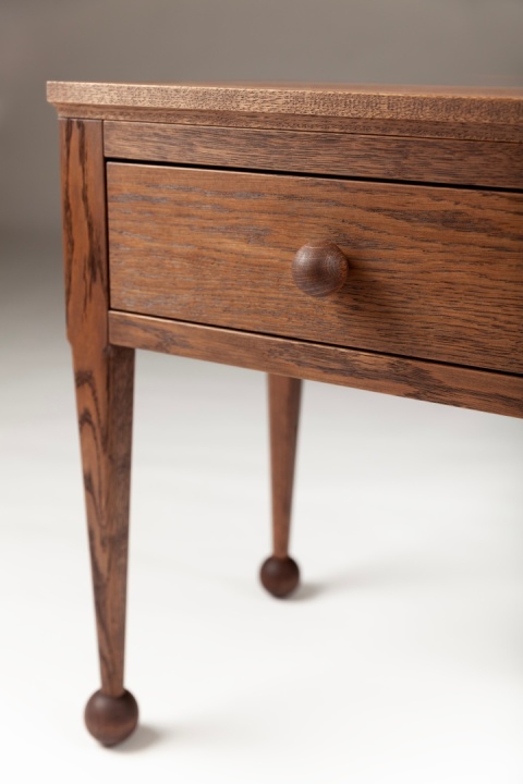 Stolik nocny dębowy 1 szt do sypialni