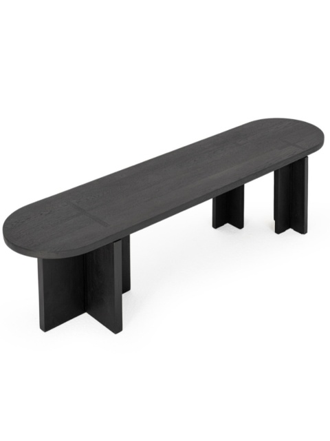 Ławka siedzisko BENCH WOOD 140 x 35 cm dąb naturalny