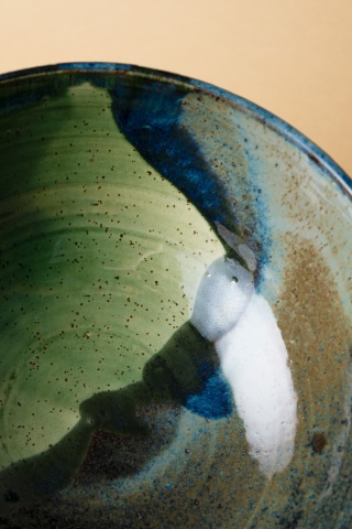 Misa ceramiczna FOREST zielona czarna niebieska