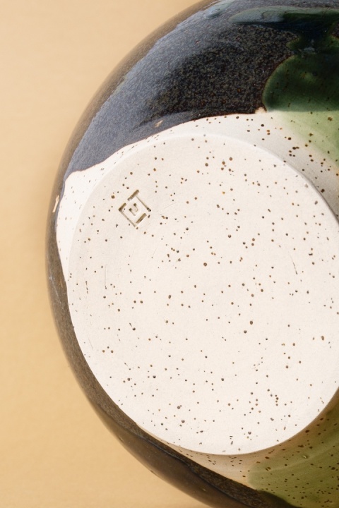 Misa ceramiczna FOREST zielona czarna niebieska