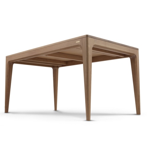 Elegnacki stół dębowy 160 x 90 cm do jadalni na 6 osób