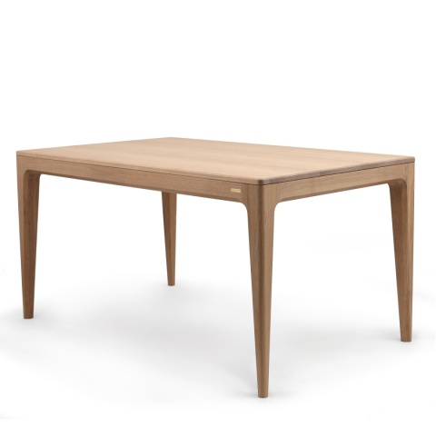 Elegnacki stół dębowy 160 x 90 cm do jadalni na 6 osób