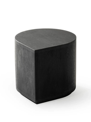 Stolik DROP 38 x 38 cm lite drewno czarne