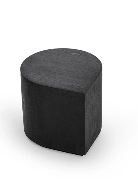 Stolik DROP 38 x 38 cm lite drewno czarne