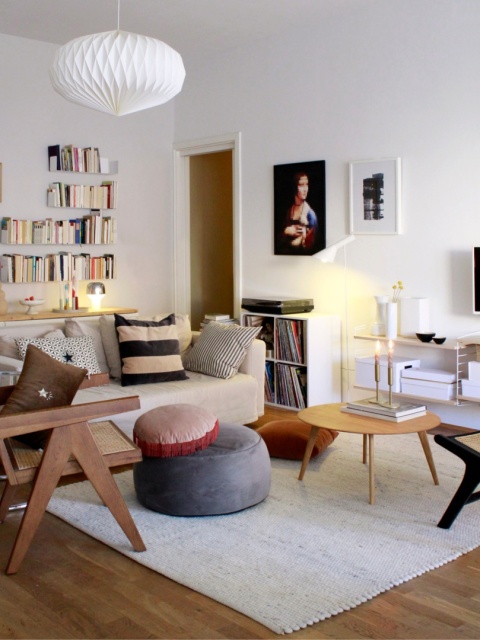 Stolik kawowy okrągły 60 cm dębowy do salonu