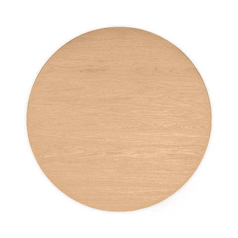 Stolik kawowy okrągły 60 cm dębowy do salonu