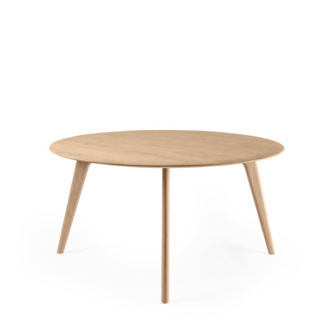 Stolik kawowy okrągły 60 cm dębowy do salonu