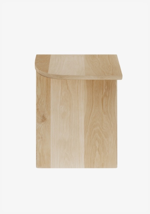 Stolik pomocniczy LEAF 30 x 40 cm dąb naturalny