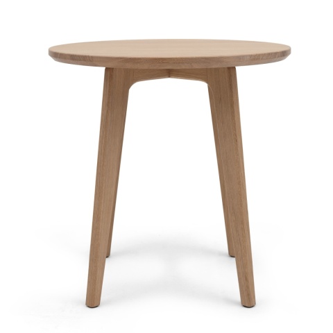 Stolik pomocniczy z drewna dębowego 35 cm do salonu