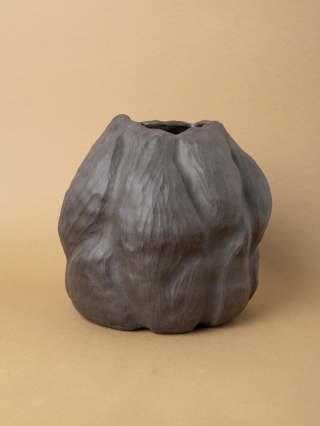 Wazon ceramiczny ORZECH brązowy