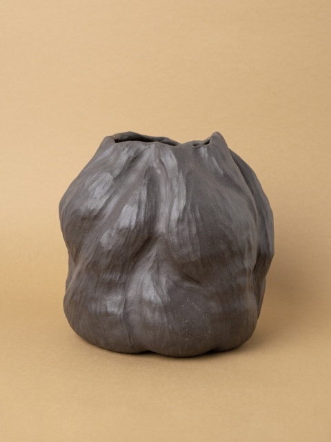 Wazon ceramiczny ORZECH brązowy