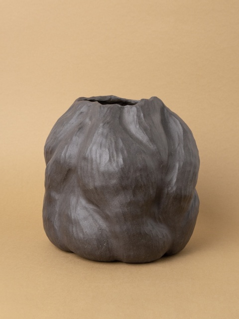 Wazon ceramiczny ORZECH brązowy