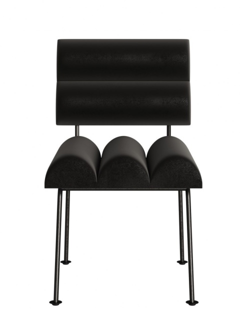 Krzesło ROLL & ROLL designerskie czekoladowe