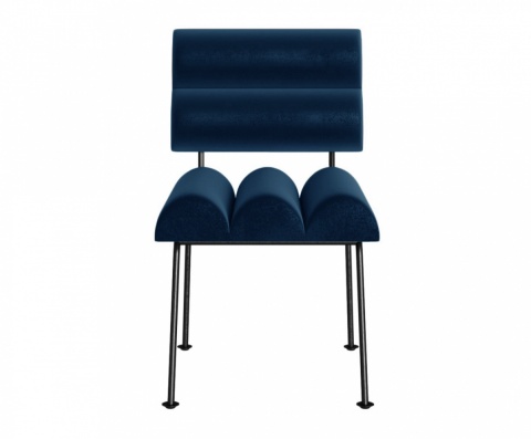 Krzesło ROLL & ROLL designerskie czarne