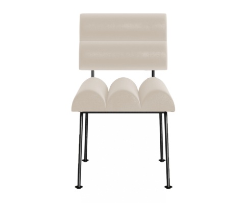 Krzesło ROLL & ROLL designerskie niebieskie