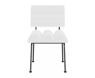 Krzesło ROLL & ROLL designerskie białe