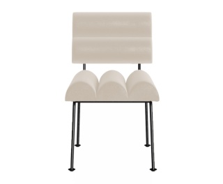 Krzesło ROLL & ROLL designerskie beżowe