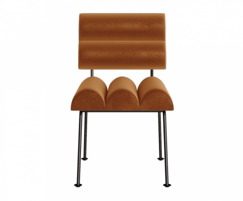 Krzesło ROLL & ROLL designerskie zielone