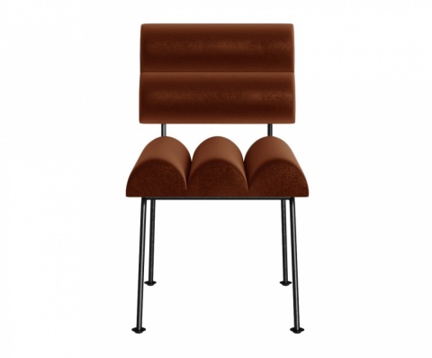 Krzesło ROLL & ROLL designerskie zielone