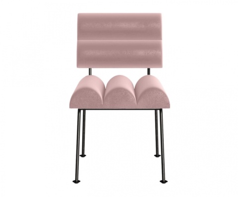 Krzesło ROLL & ROLL designerskie czerwone