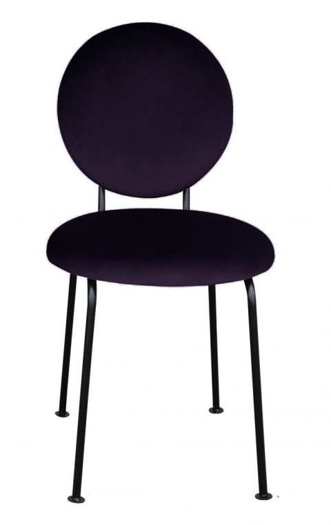 Krzesło tapicerowane MEDALION designerskie białe