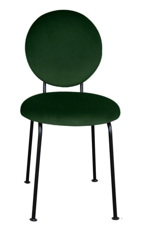 Krzesło tapicerowane MEDALION designerskie szare