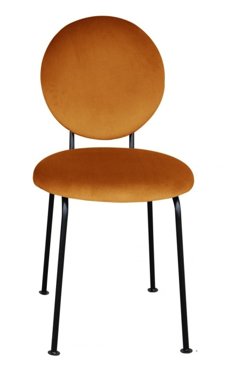 Krzesło tapicerowane MEDALION designerskie szare