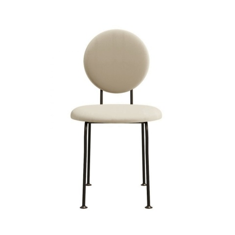 Krzesło tapicerowane MEDALION designerskie szare