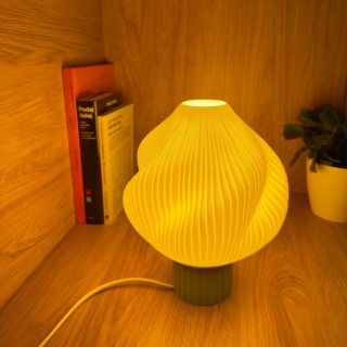 Lampa stołowa TWIST CREME matcha zielona