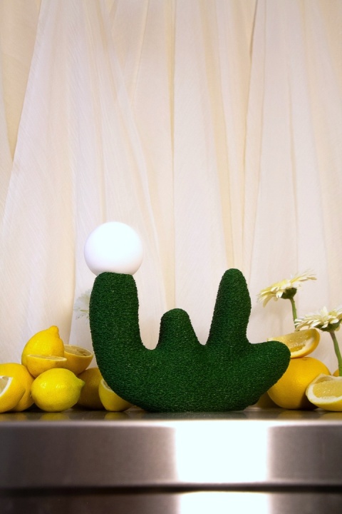 Lampka stojąca MOD No.3 designerska zielona