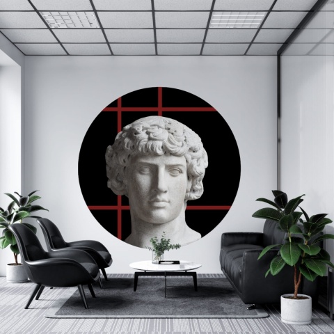 Mural DOTS - Dawid czarny