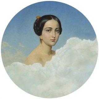 Mural DOTS - Cirrus niebo